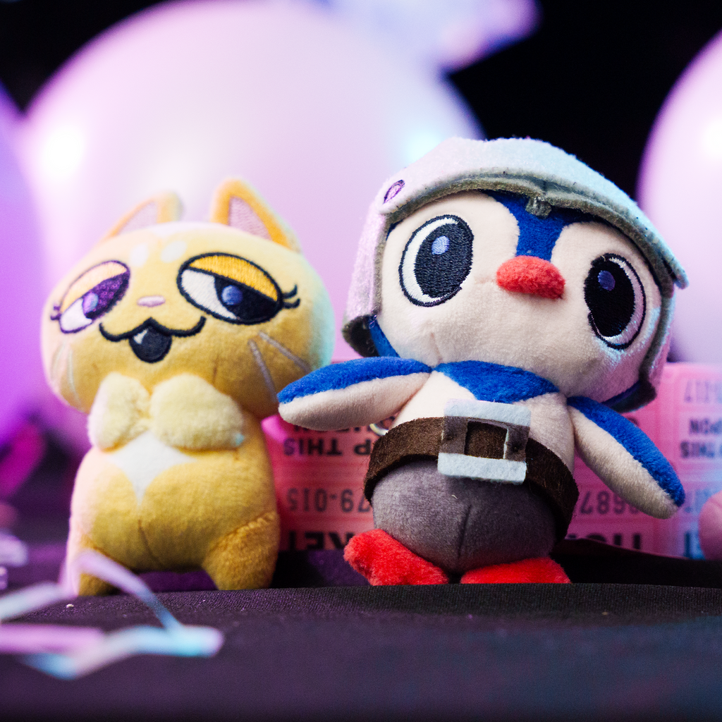 Space Trio Plush Keychains
