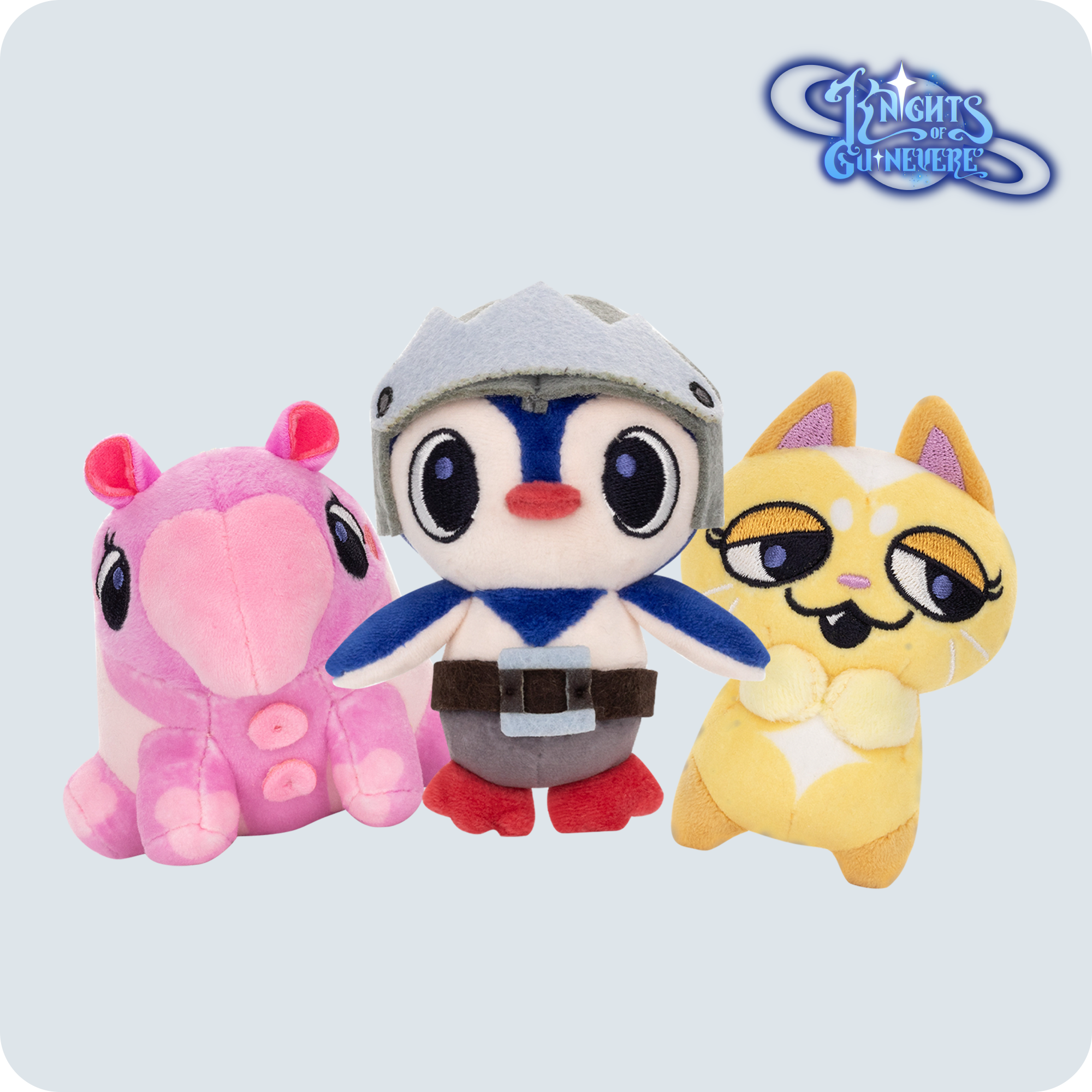Space Trio Plush Keychains