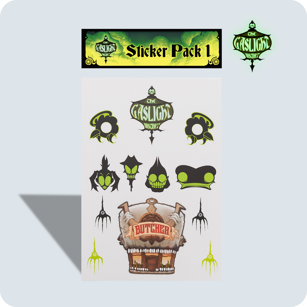 Gaslight District Sticker Set