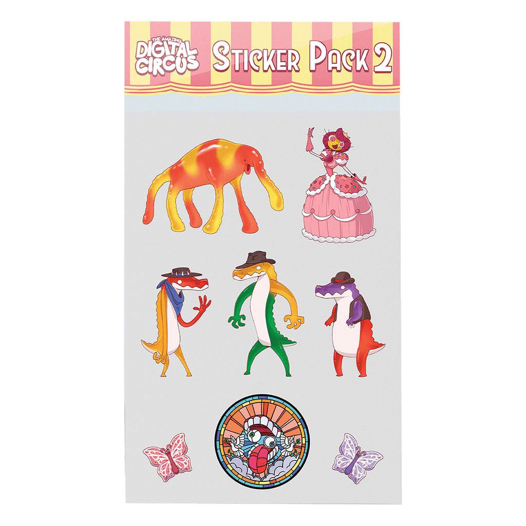 Digital Circus Sticker Pack 2