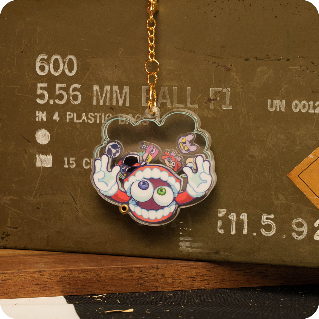 Caine Shaker Keychain