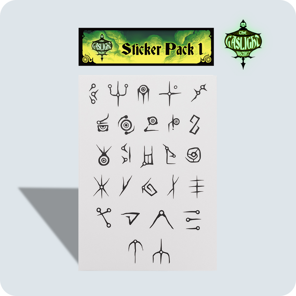 Gaslight District Sticker Set